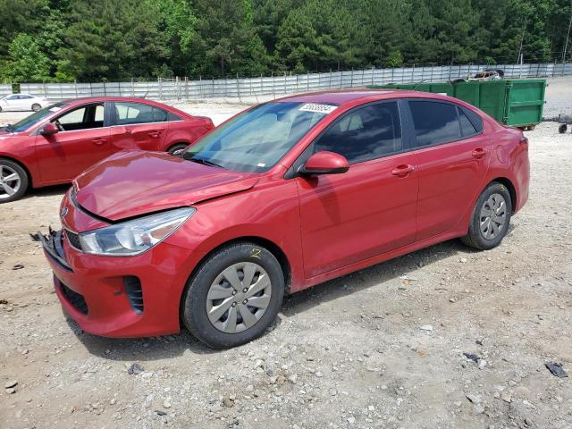 3KPA24AD3LE284582 - 2020 KIA RIO LX RED photo 1