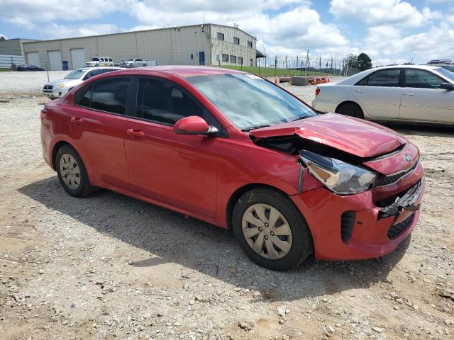 3KPA24AD3LE284582 - 2020 KIA RIO LX RED photo 4