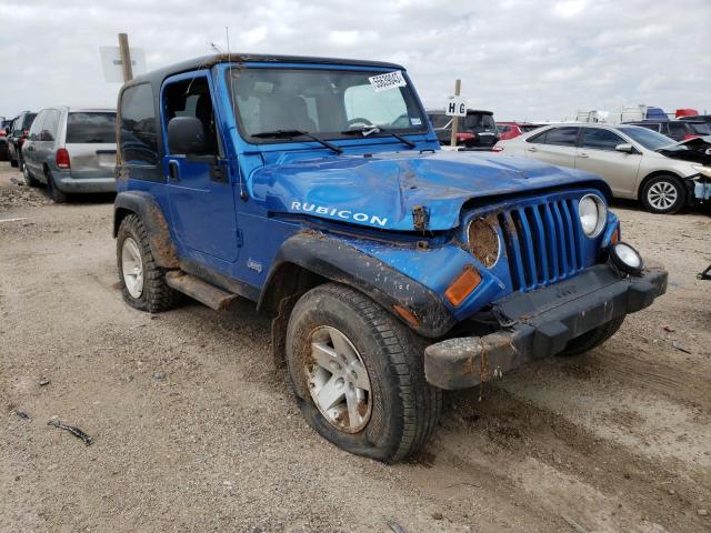 1J4FA69S53P310620 - 2003 JEEP WRANGLER / RUBICON BLUE photo 4