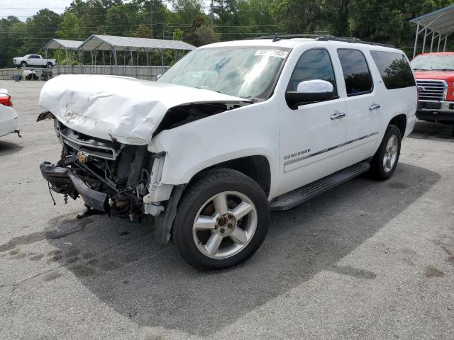 1GNSKKE39BR100203 - 2011 CHEVROLET SUBURBAN K1500 LTZ WHITE photo 1