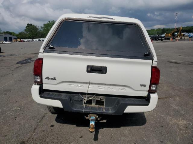 3TMCZ5AN4KM268382 - 2019 TOYOTA TACOMA DOUBLE CAB WHITE photo 6