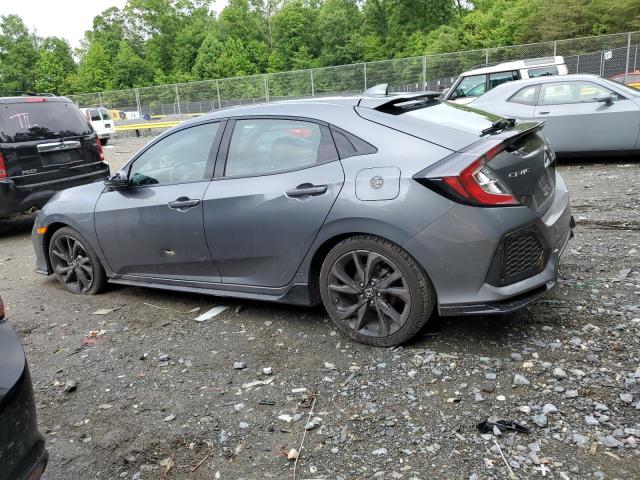 SHHFK7H97JU421876 - 2018 HONDA CIVIC SPORT TOURING GRAY photo 2