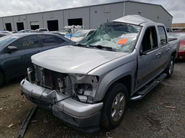 1GCDSCDE2A8112658 - 2010 CHEVROLET COLORADO LT SILVER photo 2