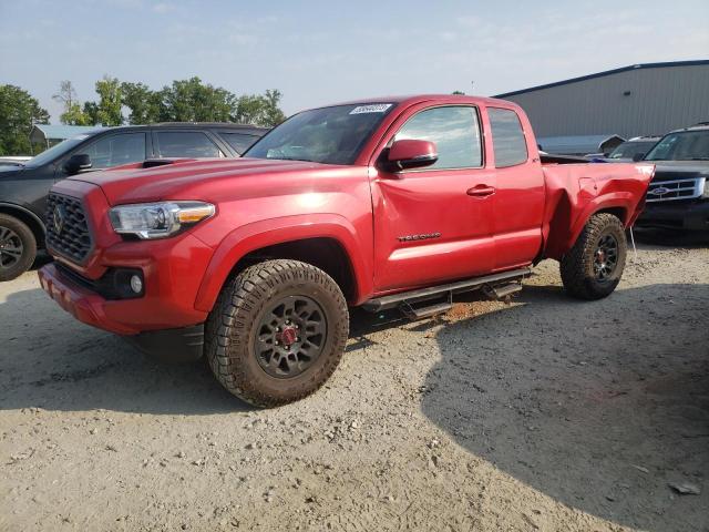 3TYSZ5AN6NT095842 - 2022 TOYOTA TACOMA ACCESS CAB მუქწითელი ფოტო 1