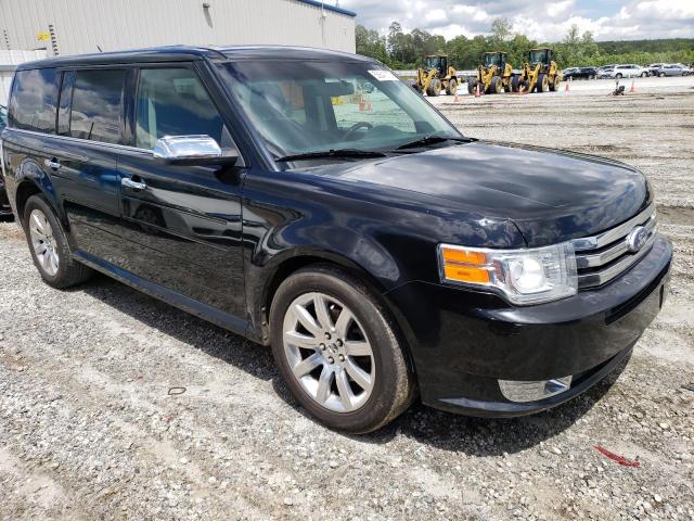 2FMGK5DC5BBD08739 - 2011 FORD FLEX LIMITED BLACK photo 4