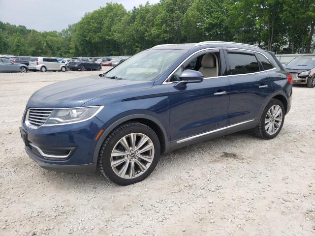 2LMPJ8LP4HBL39681 - 2017 LINCOLN MKX RESERVE BLUE photo 1
