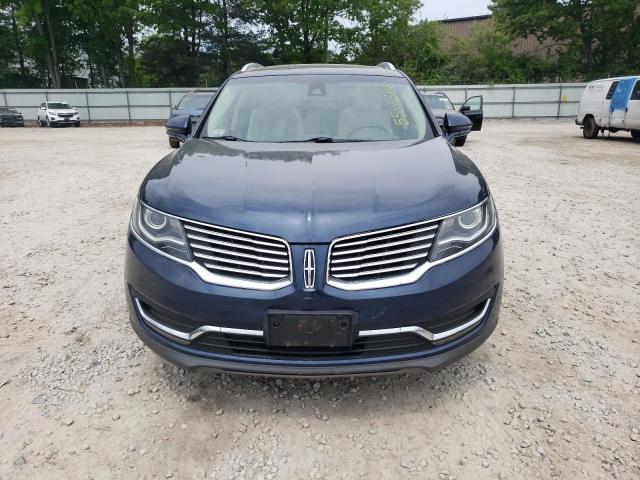 2LMPJ8LP4HBL39681 - 2017 LINCOLN MKX RESERVE BLUE photo 5