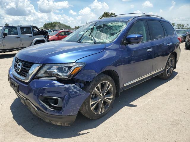 5N1DR2MN2JC632292 - 2018 NISSAN PATHFINDER S BLUE photo 1