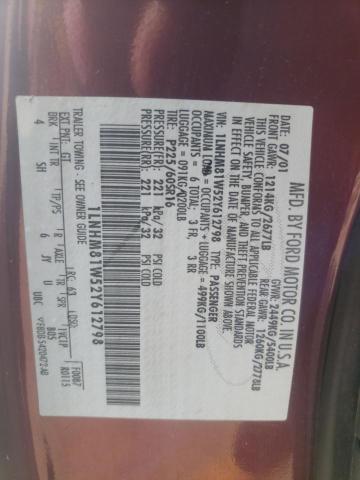 1LNHM81W52Y612798 - 2002 LINCOLN TOWN CAR EXECUTIVE BURGUNDY photo 13