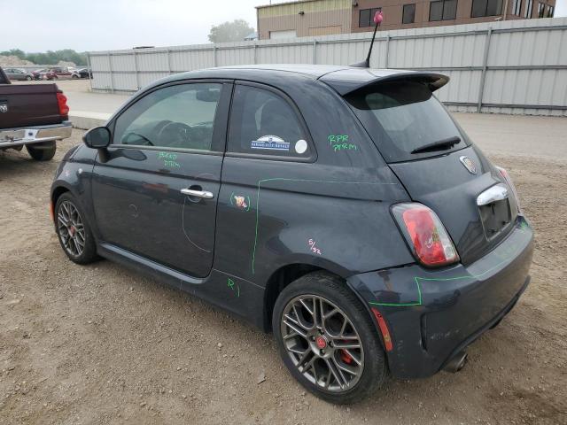 3C3CFFFH7GT170501 - 2016 FIAT 500 ABARTH GRAY photo 2