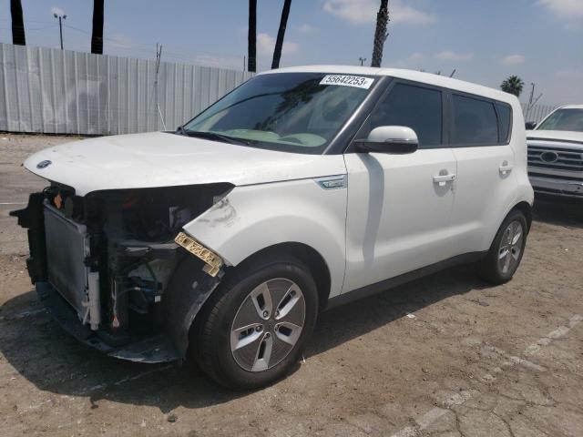 KNDJP3AE5H7021117 - 2017 KIA SOUL EV WHITE photo 1