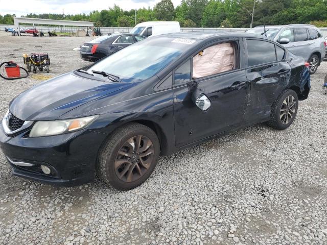 19XFB2F97DE251472 - 2013 HONDA CIVIC EXL BLACK photo 1