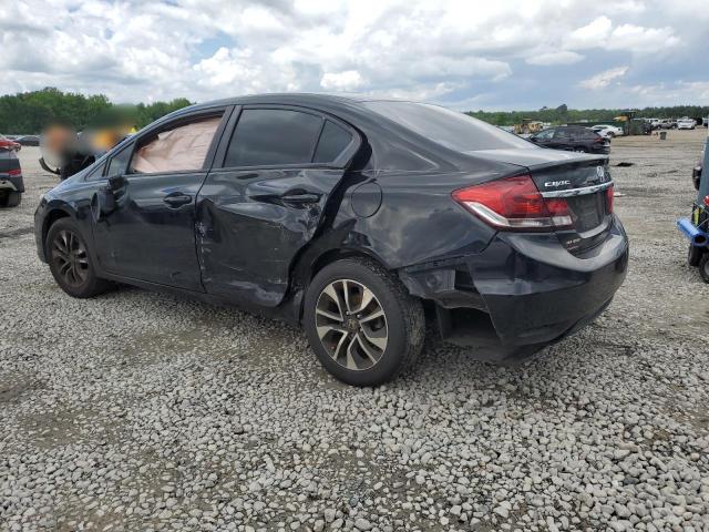 19XFB2F97DE251472 - 2013 HONDA CIVIC EXL BLACK photo 2