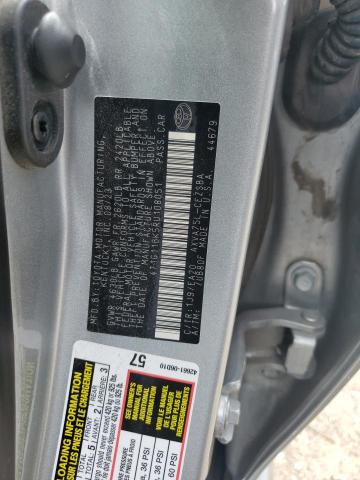 4T1G11BK5RU108051 - 2024 TOYOTA CAMRY SE NIGHT SHADE SILVER photo 12