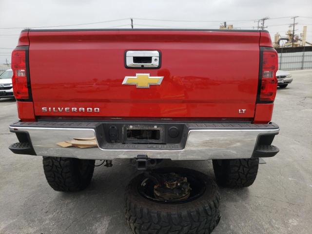 1GCNKREC7EZ250460 - 2014 CHEVROLET silverado K1500 LT RED photo 6