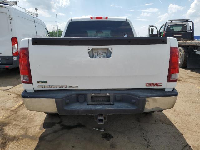 3GTP2VE3XBG250787 - 2011 GMC SIERRA K1500 SLE WHITE photo 6