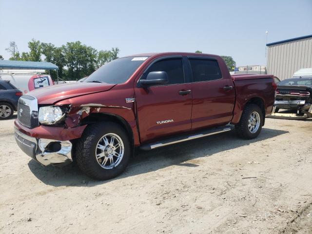 5TFDV54188X051865 - 2008 TOYOTA TUNDRA CREWMAX BURGUNDY photo 1