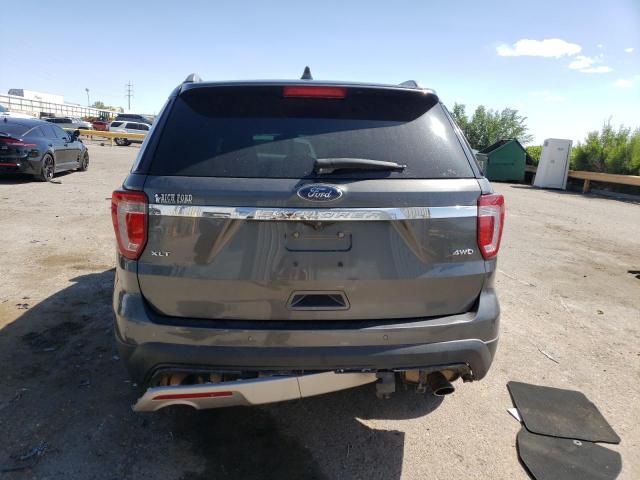 1FM5K8D84HGD03487 - 2017 FORD EXPLORER XLT BROWN photo 6