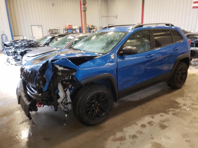 1C4PJMBX7JD575025 - 2018 JEEP CHEROKEE TRAILHAWK BLUE photo 1