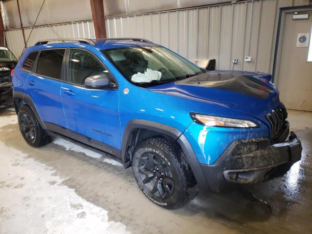 1C4PJMBX7JD575025 - 2018 JEEP CHEROKEE TRAILHAWK BLUE photo 4