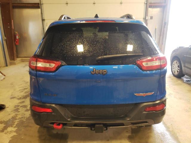1C4PJMBX7JD575025 - 2018 JEEP CHEROKEE TRAILHAWK BLUE photo 6