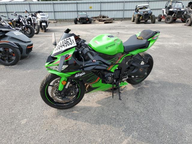 JKBZXJH10PA017526 - 2023 KAWASAKI ZX636 K GREEN photo 2