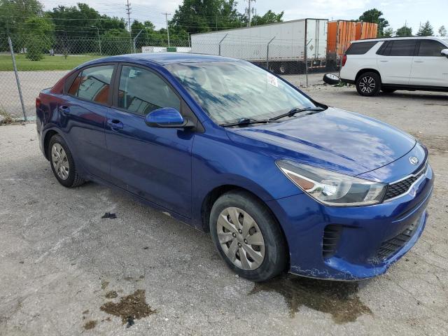 3KPA24AB7JE077401 - 2018 KIA RIO LX BLUE photo 4