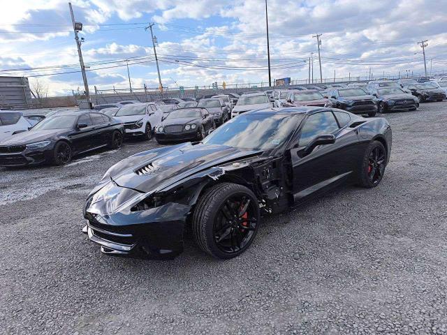 1G1YB2D75K5109066 - 2019 CHEVROLET CORVETTE STINGRAY 1LT BLACK photo 1