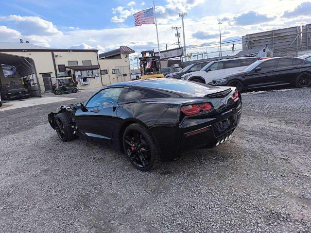 1G1YB2D75K5109066 - 2019 CHEVROLET CORVETTE STINGRAY 1LT BLACK photo 2