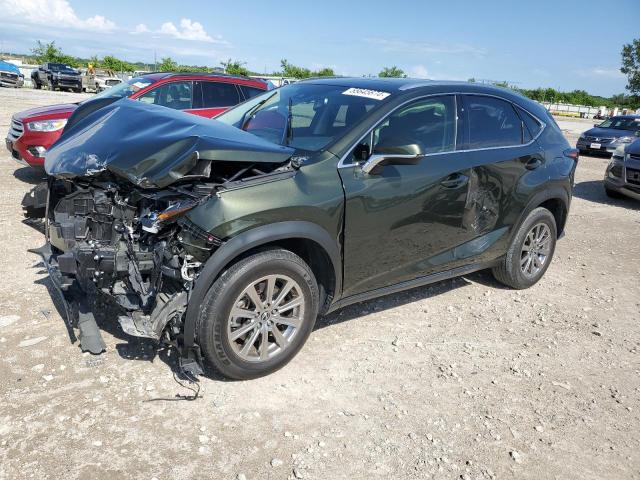 JTJDARDZ7M2257496 - 2021 LEXUS NX 300 BASE მწვანე ფოტო 1