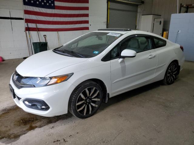 2HGFG3B07FH515619 - 2015 HONDA CIVIC EXL WHITE photo 1