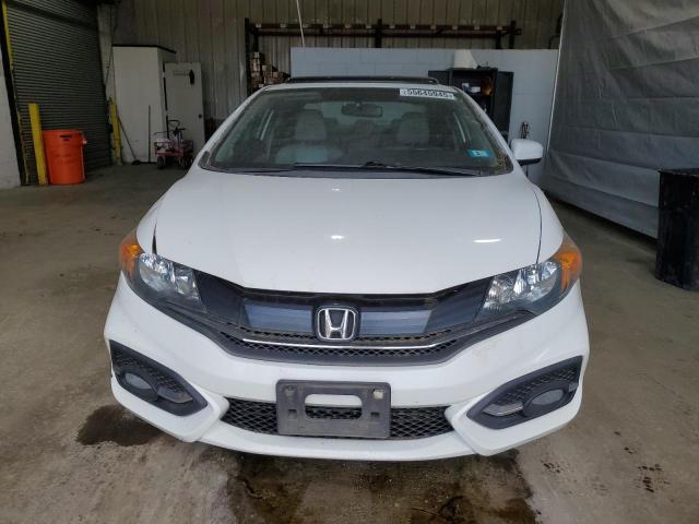 2HGFG3B07FH515619 - 2015 HONDA CIVIC EXL WHITE photo 5