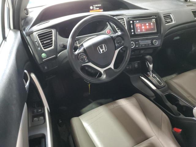 2HGFG3B07FH515619 - 2015 HONDA CIVIC EXL WHITE photo 8
