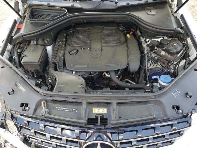 4JGDA5HB2EA438999 - 2014 MERCEDES-BENZ ML 350 4MATIC WHITE photo 12