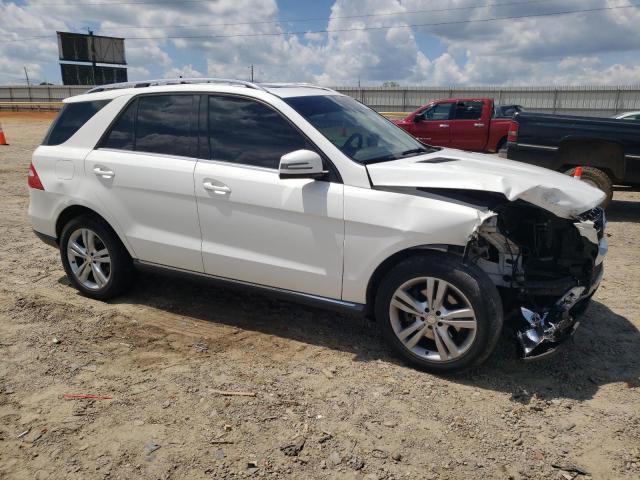4JGDA5HB2EA438999 - 2014 MERCEDES-BENZ ML 350 4MATIC WHITE photo 4