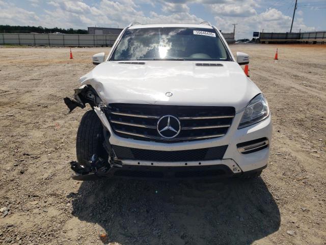 4JGDA5HB2EA438999 - 2014 MERCEDES-BENZ ML 350 4MATIC WHITE photo 5