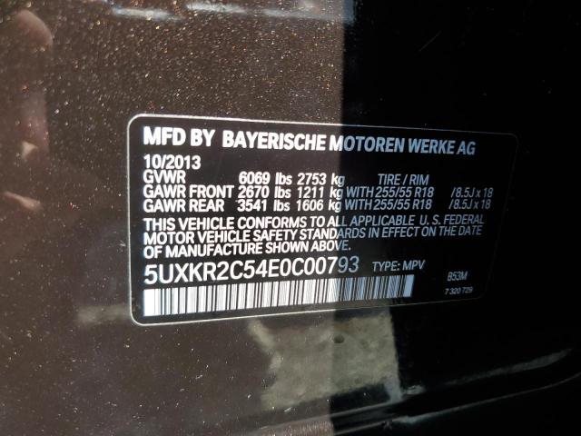 5UXKR2C54E0C00793 - 2014 BMW X5 SDRIVE35I BROWN photo 13