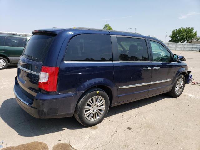 2C4RC1CG1ER144151 - 2014 CHRYSLER TOWN & COU TOURING L BLUE photo 3