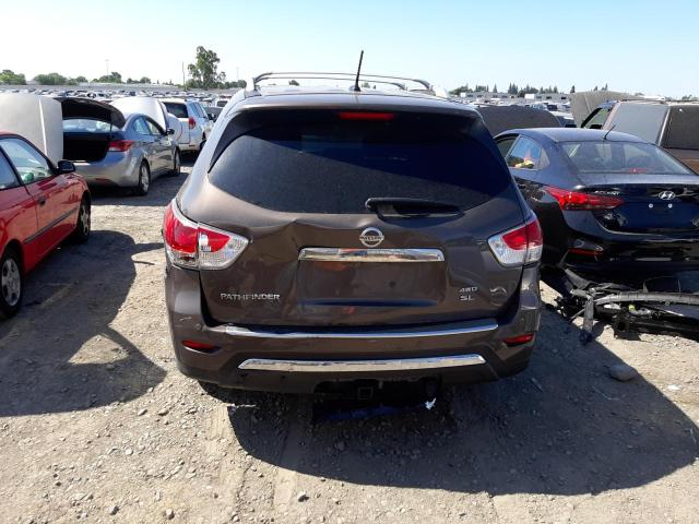 5N1AR2MM5FC720707 - 2015 NISSAN PATHFINDER S BROWN photo 6