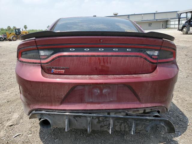 2C3CDXBG2KH734727 - 2019 DODGE CHARGER SXT MAROON photo 6