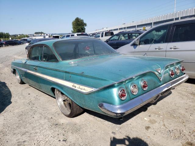 11837L113005 - 1961 CHEVROLET IMPALA TEAL photo 2