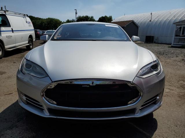 5YJSA1DN3DFP13001 - 2013 TESLA MODEL S SILVER photo 5