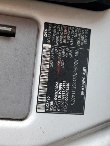 WD3PE7DD9GP314876 - 2016 MERCEDES-BENZ SPRINTER 2500 WHITE photo 13