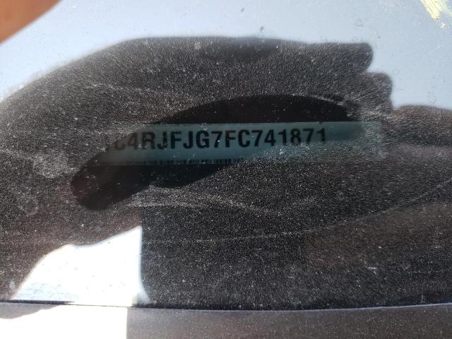 1C4RJFJG7FC741871 - 2015 JEEP GRAND CHER SUMMIT 灰色 照片 12