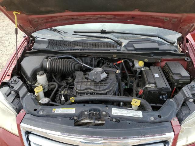 2C4RC1CG9CR193742 - 2012 CHRYSLER TOWN & COU TOURING L BURGUNDY photo 12