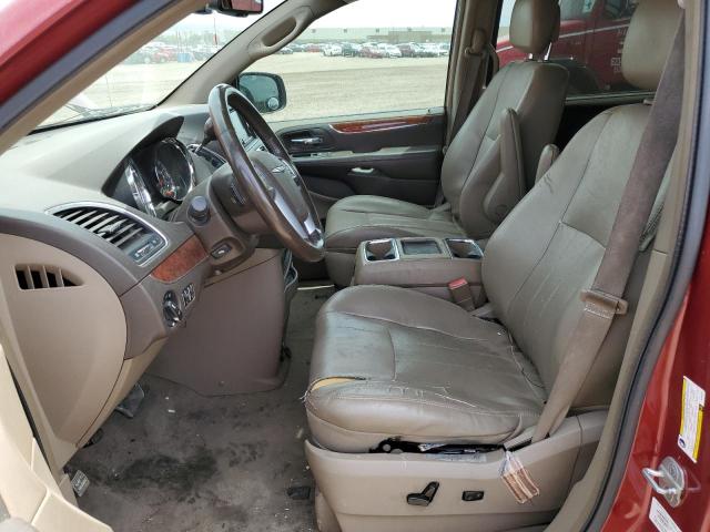 2C4RC1CG9CR193742 - 2012 CHRYSLER TOWN & COU TOURING L BURGUNDY photo 7