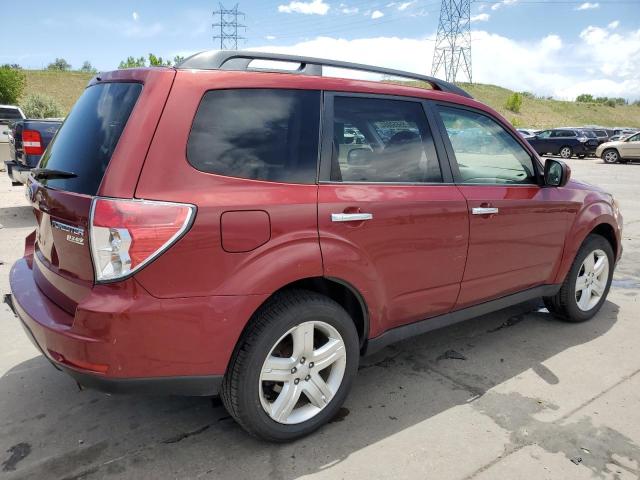 JF2SH6CC9AH756571 - 2010 SUBARU FORESTER 2.5X PREMIUM BURGUNDY photo 3