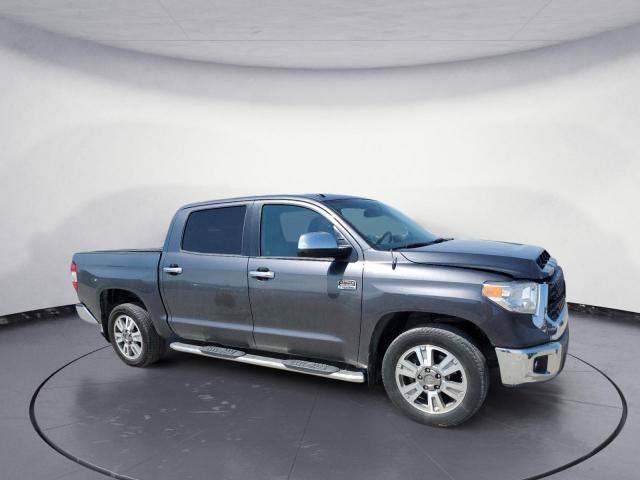 5TFGY5F17EX163165 - 2014 TOYOTA TUNDRA CREWMAX PLATINUM 灰色 照片 4