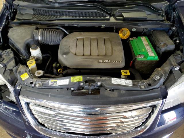 2C4RC1CGXER118518 - 2014 CHRYSLER TOWN & COU TOURING L BLUE photo 12