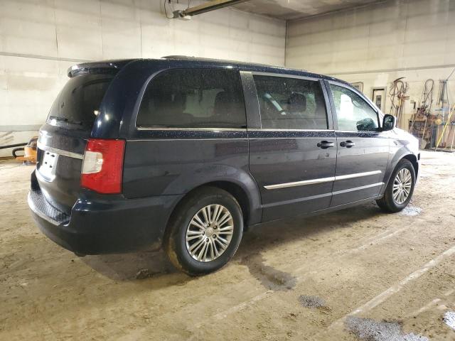 2C4RC1CGXER118518 - 2014 CHRYSLER TOWN & COU TOURING L BLUE photo 3